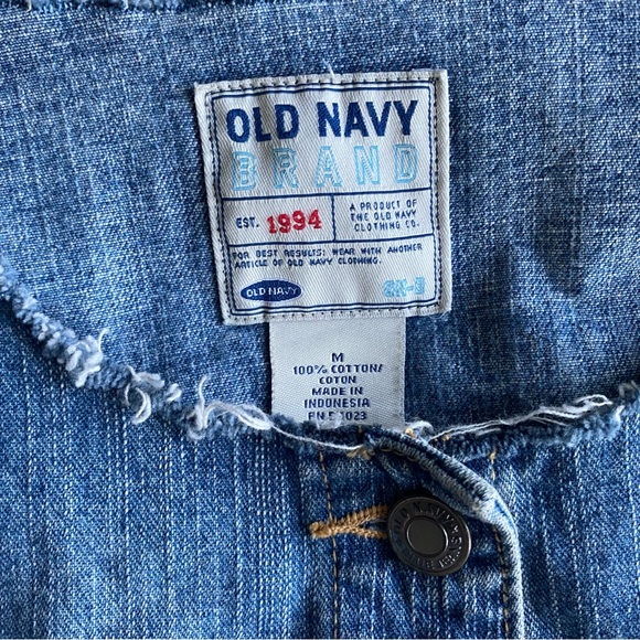 Like New Modded Old Navy Jean Vest - Picture 3 of 4